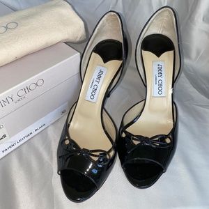 Jimmy Choo Patent Leather Crete Heels